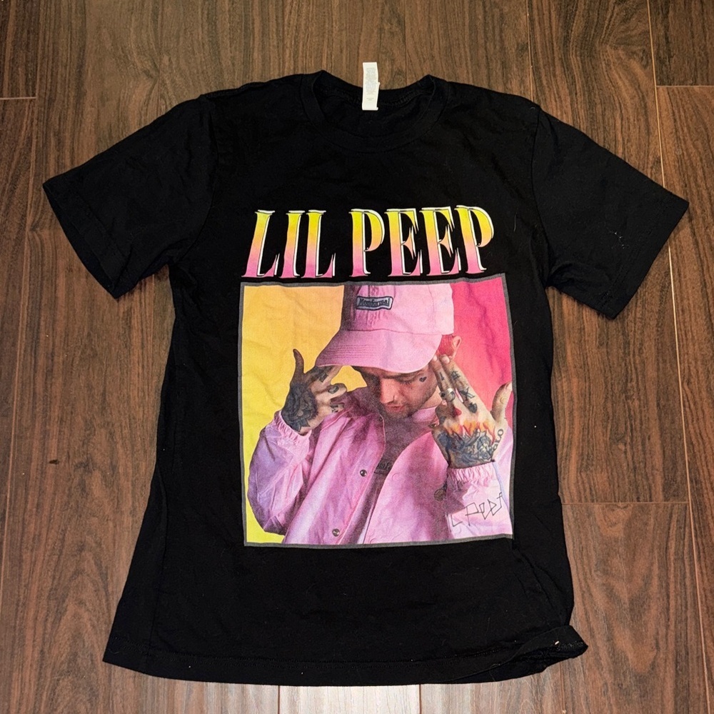 LIL PEEP Black Graphic T-Shirt